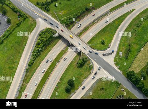 Aerial Freeway Cars Lanes High Hi Res Stock Photography And Images Alamy