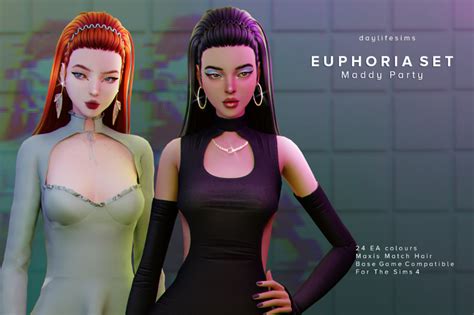 Euphoria Set Maddy Party In 2022 Sims Sims 4 Sims Mods