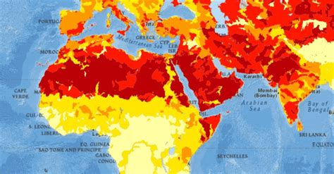 Global Water Scarcity Map