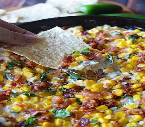 Cheesy Bacon Jalapeno Corn Dip Best Cooking Recipes In The World