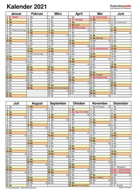 Kalender 2021 Planer Zum Ausdrucken A4