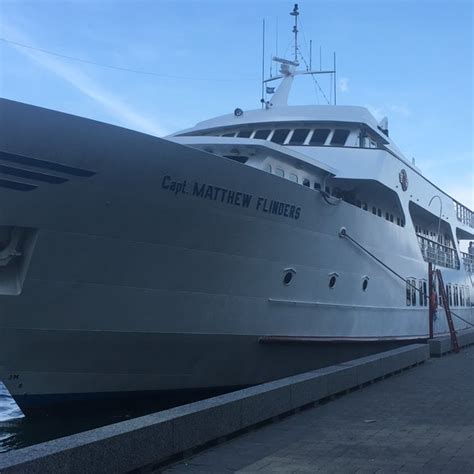 Captain Matthew Flinders Cruise Ship Boat Or Ferry In Harbourfront