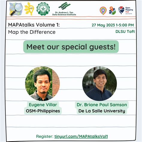 Meet Our Speakers Special Openstreetmap Philippines Facebook