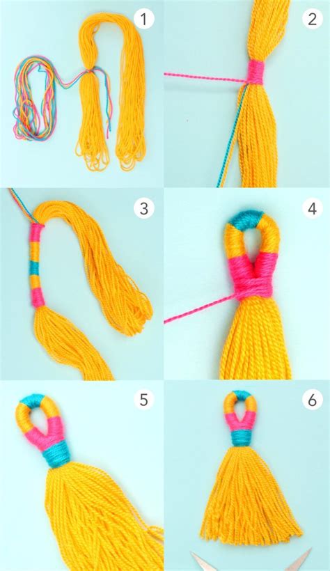 Easy Yarn Crafts Pom Pom Crafts Yarn Diy Diy Crafts Yarn Crafts For