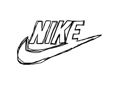 Nike Logo Coloring Pages Warehouse Of Ideas
