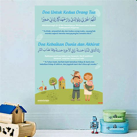 POSBEL Poster Belajar Doa Sehari Hari Tipe 10 Jual Poster Pendidikan