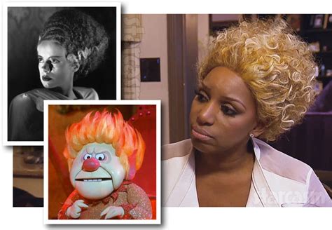 Nene Leakes Blonde Wig Photos Heat Miser Bride Of Frankenstein