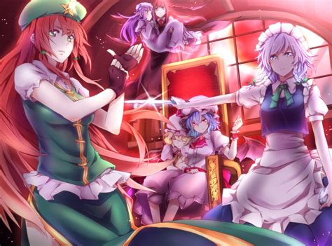 Remilia Scarlet Izayoi Sakuya Flandre Scarlet Patchouli Knowledge