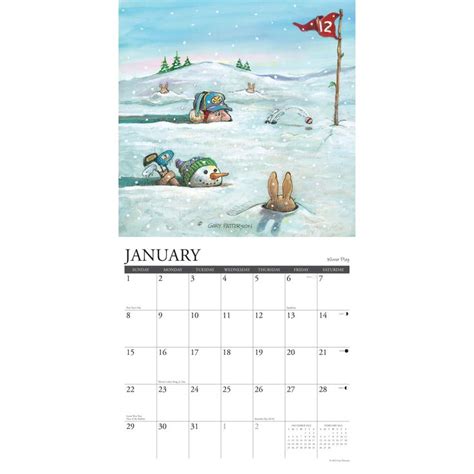 2023 Gary Pattersons Golf Crazy Wall Calendar Wall Calendars
