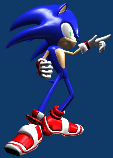 Sonic The Hedgehog 3d Model By Garm R On Deviantart