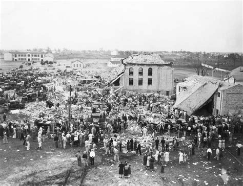 A huge blaze erupted in south london this afternoon after a massive explosion under elephant and castle train station. 294 killed in New London, Texas school explosion, 80 years ago