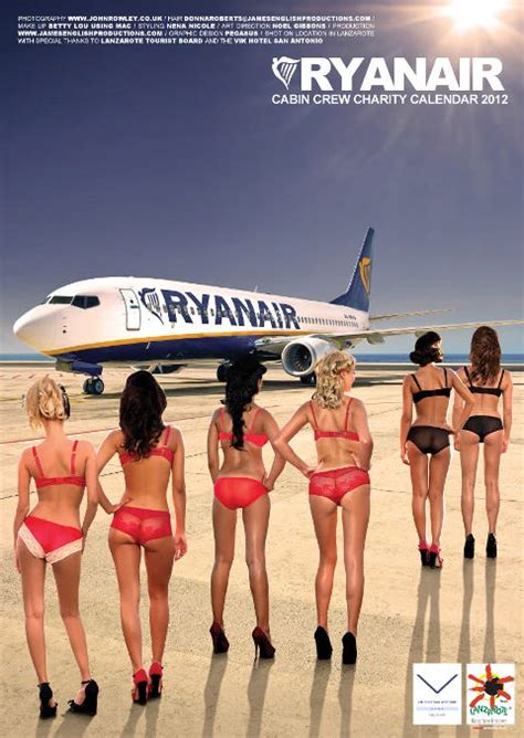 Hot Flight Attendants Strip Down For Ryanairs Annual Charity Calendar