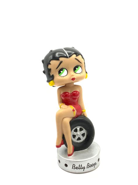 Gorgeous Collectible Betty Boop Bobble Head Vintage Red Etsy