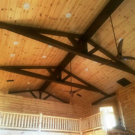 Exposed Truss Ceiling Ideas Shelly Lighting