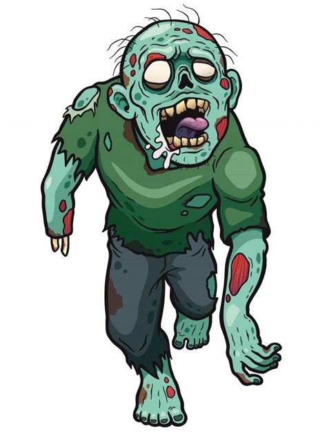 Premium Vector Zombie Cartoon Zombie Cartoon Zombie Drawings