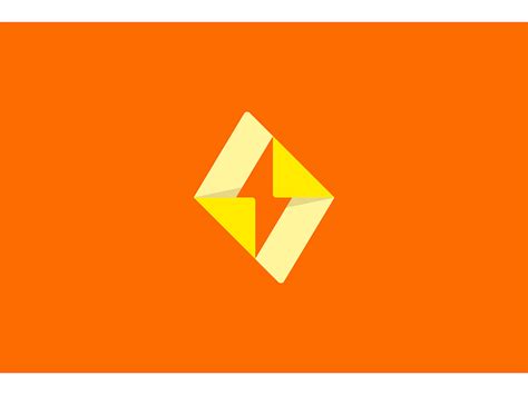 Folded Bolt Logo By Max Burnside On Dribbble