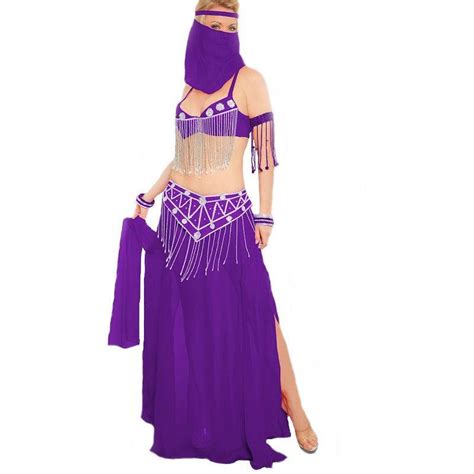 Harem Girl Adult Belly Dance Costume Purple Passion 4600