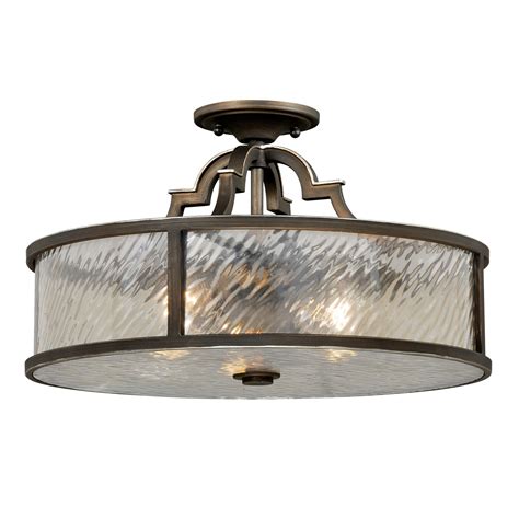 They're available in a wide range of styles and finishes and don't require much space. Cascadia Lighting C0030 Simone 3 Light Semi Flush Ceiling ...