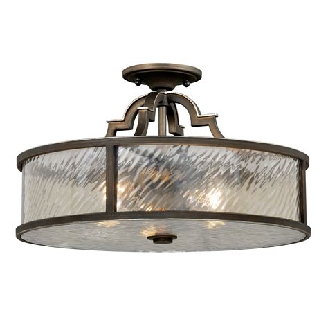 Find ceiling lighting at wayfair. Cascadia Lighting C0030 Simone 3 Light Semi Flush Ceiling ...