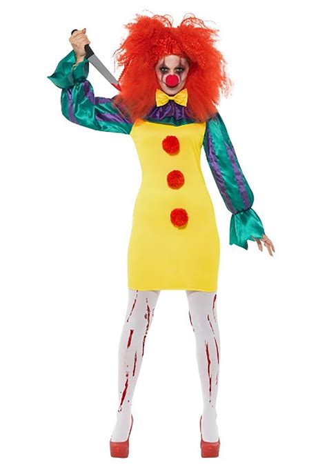 Adult Classic Horror Clown Costume Evil Clown Costumes