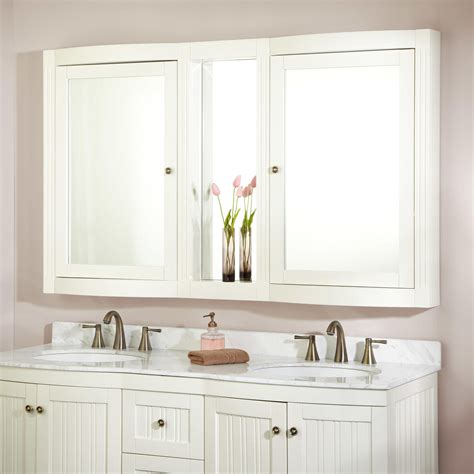 Their mirrors are flexible and easily adjusted for your needs. 60" Palmetto Medicine Cabinet - Bathroom