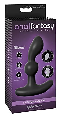 Pipedream Products Anal Fantasy Elite Collection P Motion Massager Black 45999999999999996