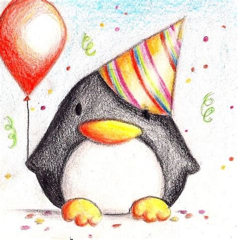 See more ideas about birthday card drawing, card drawing, birthday cards. Birthday Penguin by B-Keks on deviantART | Happy birthday drawings, Birthday card drawing, Card ...