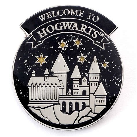 Enamel Pin Badge Set Hogwarts Castle Harry Potter Enamel Pin Badges