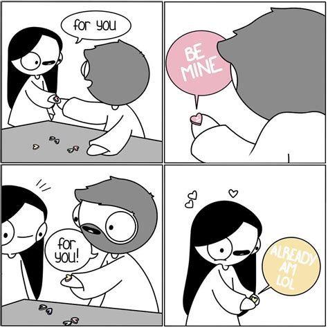 Valentines Day Cute Couple Comics Couples Comics Funny Couples