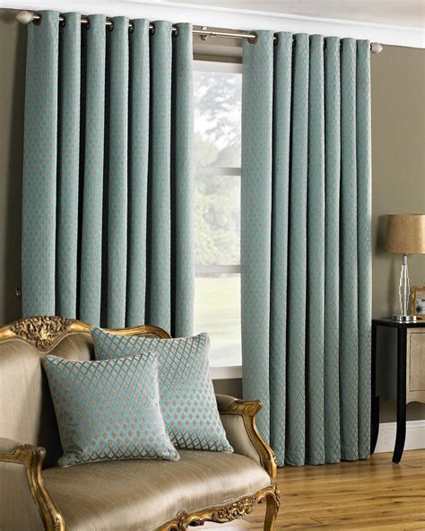 Devere Ready Made Eyelet Curtains In Turquoise In 2023 Curtains