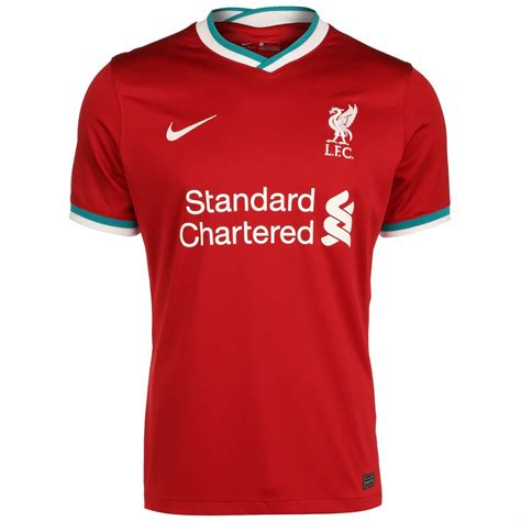 Nike kinder liverpool fc fußballtrikot 2020/21 stadium home kurzarm, rot/weiss, gr. Fc Liverpool Trikot 21/22