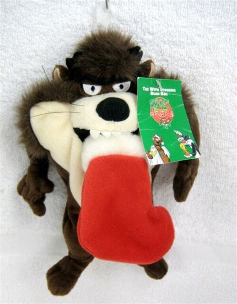 Looney Tunes Tasmanian Devil Eating Xmas Stocking Wb Store Doll Taz Ebay