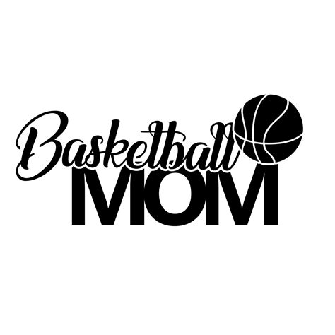 Basketball Mom Sports Vinyl Decal
