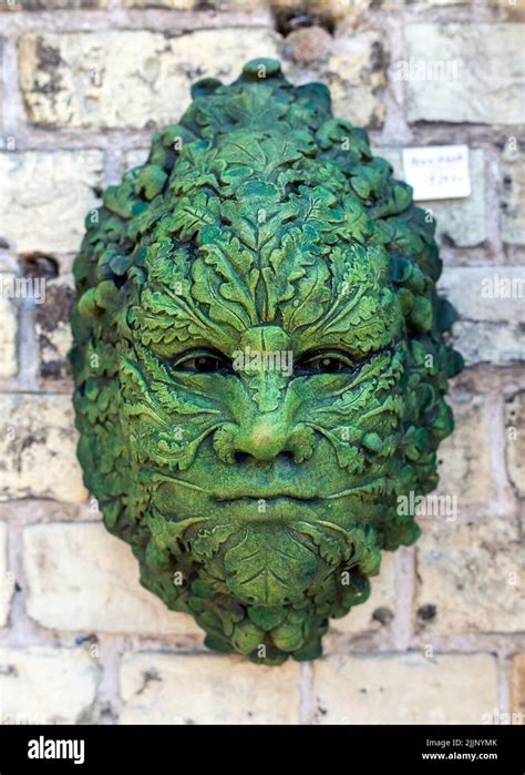 The Green Man Faces In Rye East Sussex Stock Photo Alamy