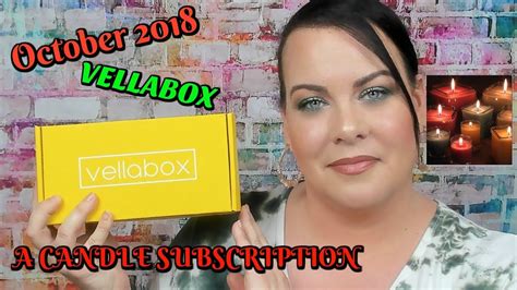 New Subscription Vellabox Unboxing Candle Subscription Youtube