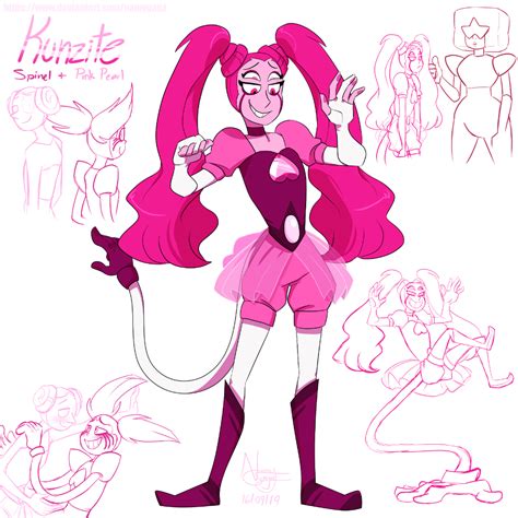 Kunzite Spinel Pink Pearl Fusion By Namygaga On Deviantart Steven Universe Movie Steven