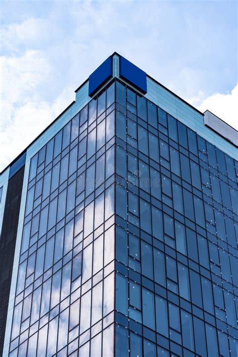 Facade Glass Building Background On A Blue Sky Stock Photo Image Of