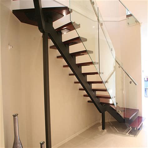 China Modern Wood Staircase Design For House Interior Straight Mono