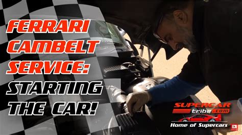 Ferrari 456m Service With Cambelts 17 Starting The Car Youtube