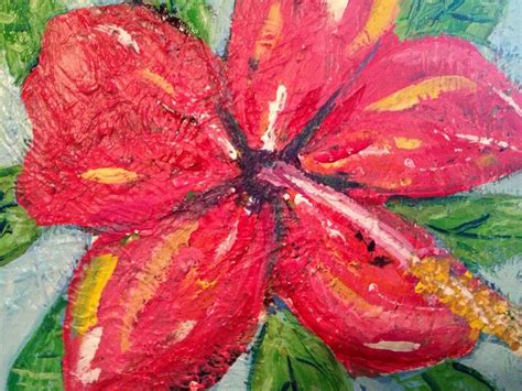 Hibiscus Painting Painting Artist Inspiration Original Artwork