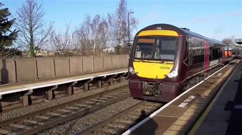Cross Country Class 170 Departing Tamworth 16 1 15 Youtube