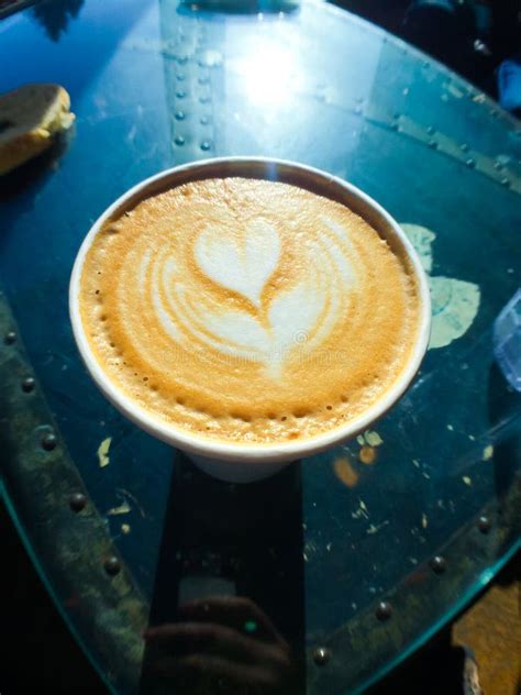 Heart Coffee Foam Stock Image Image Of Love Espresso 39142797