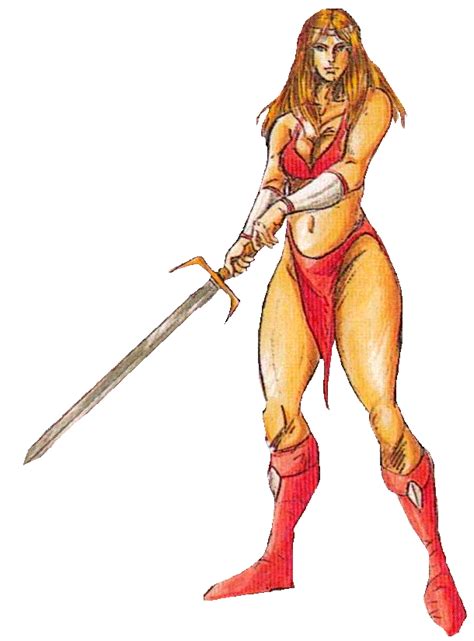 golden axe 2 tyris flare cut out image by deathcoldua on deviantart