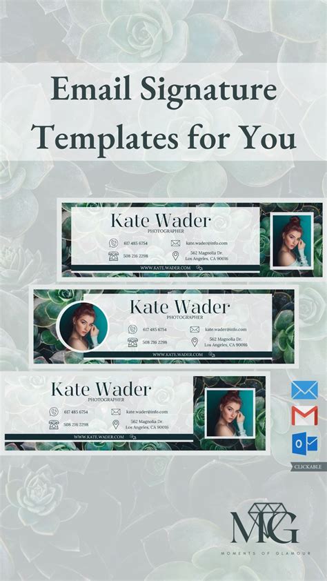 Email Signature Template Email Signature Temp Email Etsy In 2022