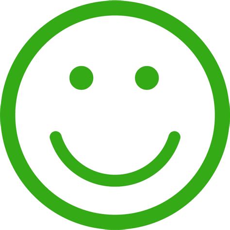 Happy Facepng Happy Face Green Smile Icon Png 4432578 Vippng