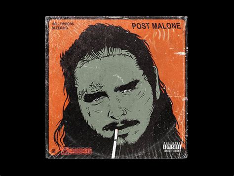 Post Malone Hollywood S Bleeding Cover Remix By Trend Lord On Dribbble