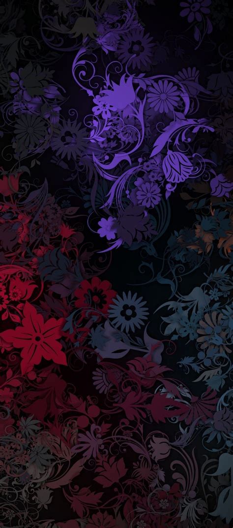Dark Floral iPhone Wallpapers - Top Free Dark Floral iPhone Backgrounds - WallpaperAccess