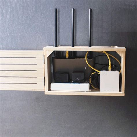 Multimedia Set Top Box Wifi Opbergdoos Wandmontage Socket Afscherming
