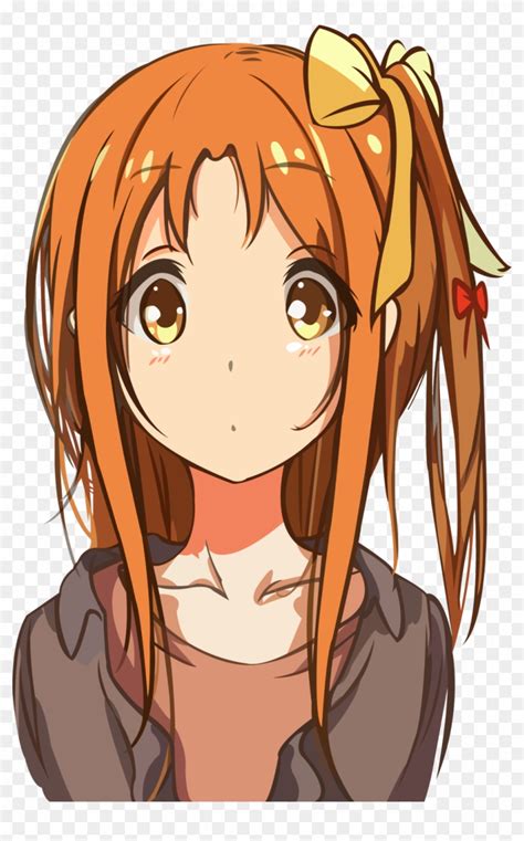 Anime Girl With Orange Hair Hot Sex Picture
