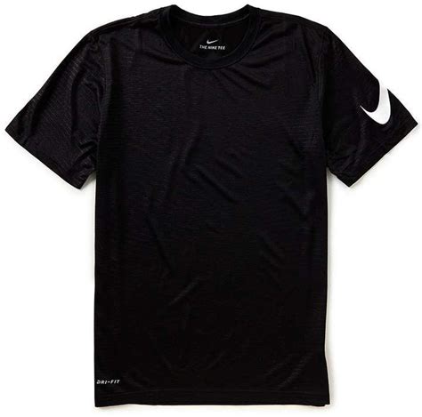 Nike Short Sleeve Dry Embossed Dash Training T Shirt Shirts Nike